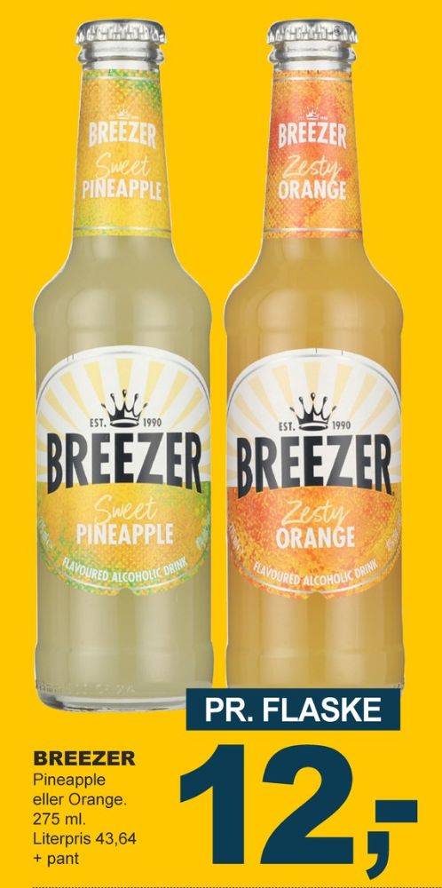 Bacardi Breezer, Zesty Orange RTD
