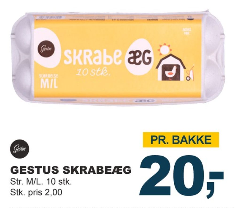 Gestus, Skrabeæg M/L