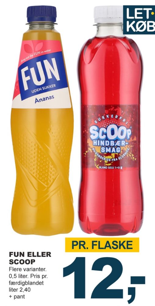 Scoop, Hindbærsmag Læskedrik 