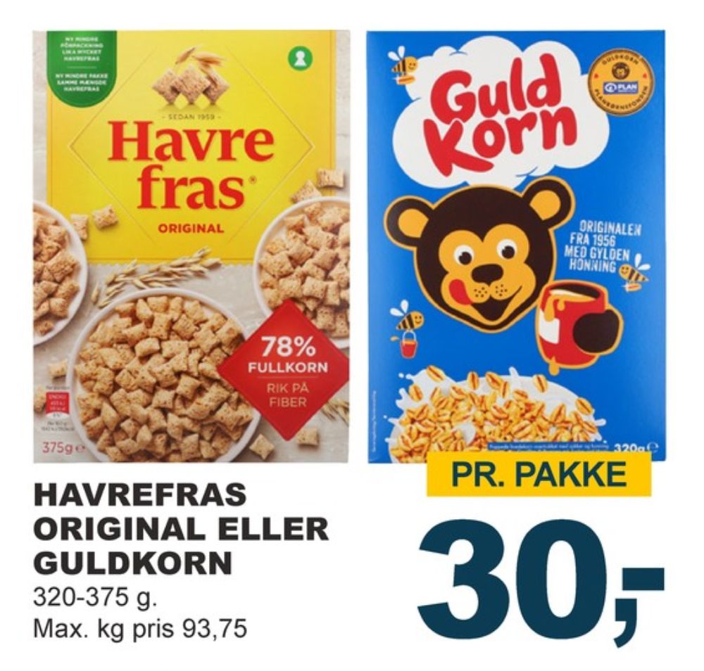 Quaker, Havrefras