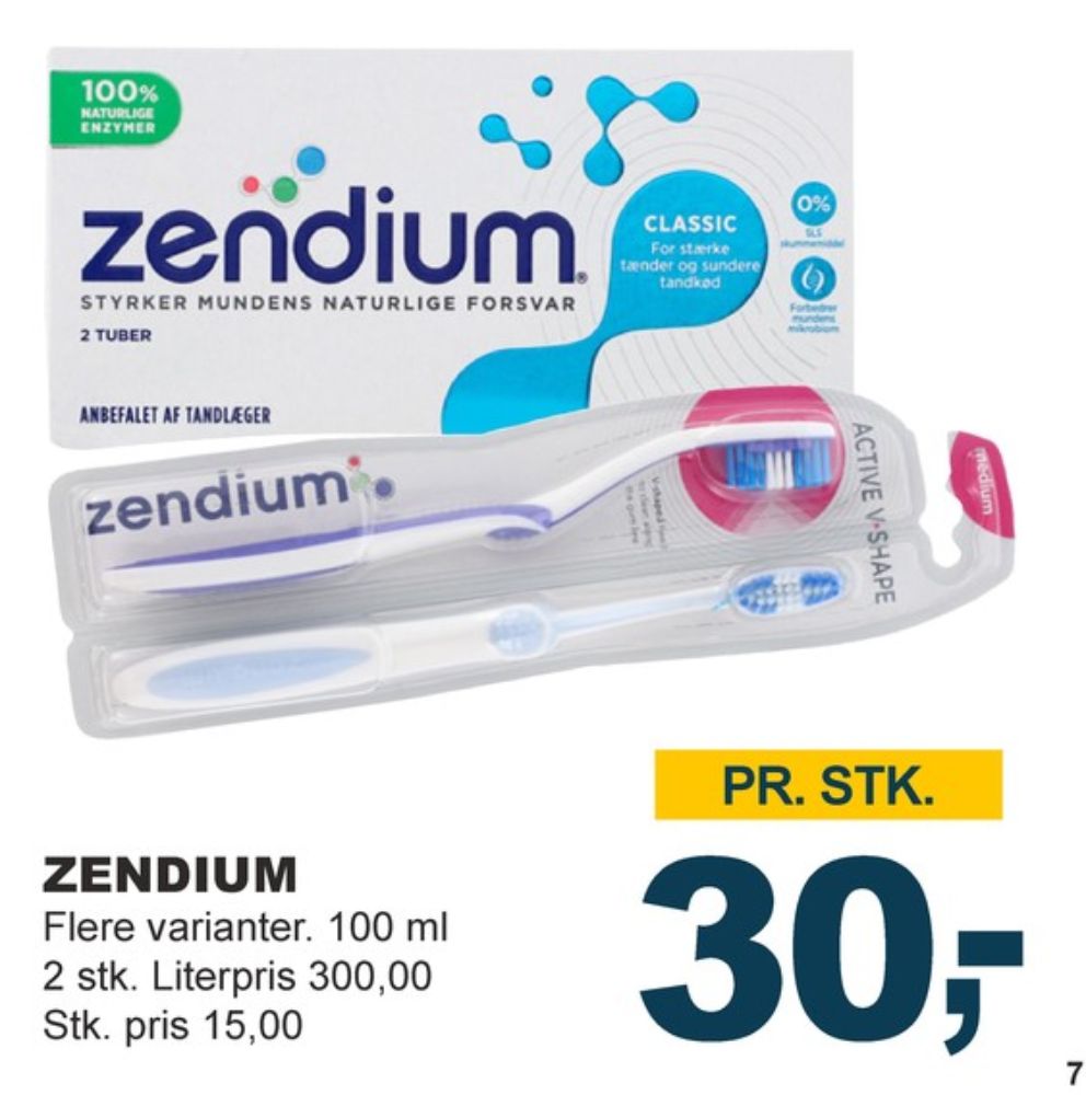 Zendium, Tandbørste