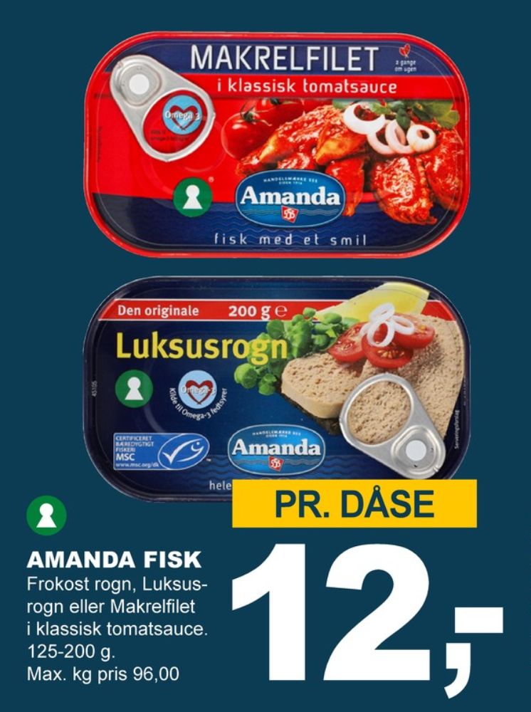 Amanda Seafood, Luksusrogn