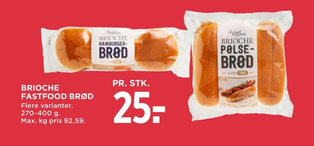 United Bakeries, Brioche Burgerboller