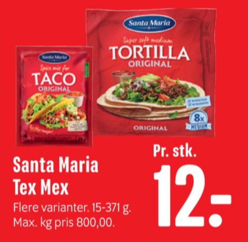 Santa Maria, Tortillawraps Original