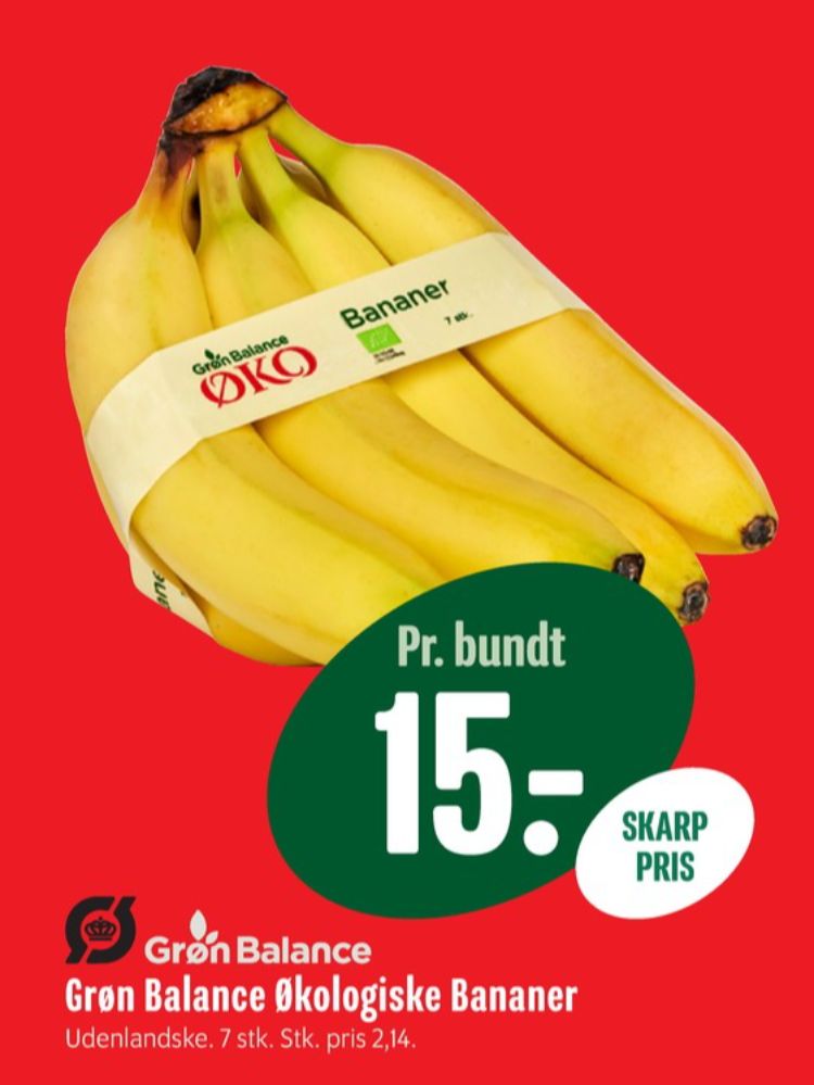 Grøn Balance, Bananer