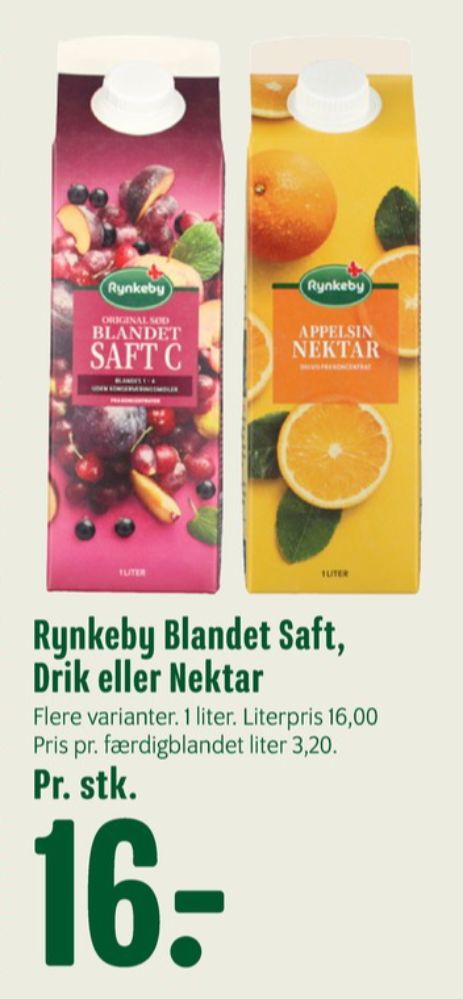 Rynkeby, Blandet Saft C