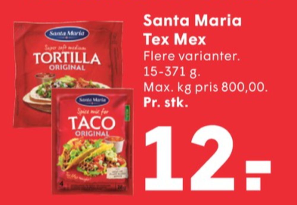 Santa Maria, Tortillawraps Original