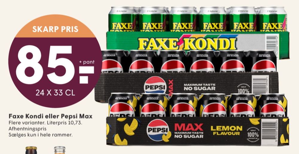 Pepsi Max, Cola 24 pk.