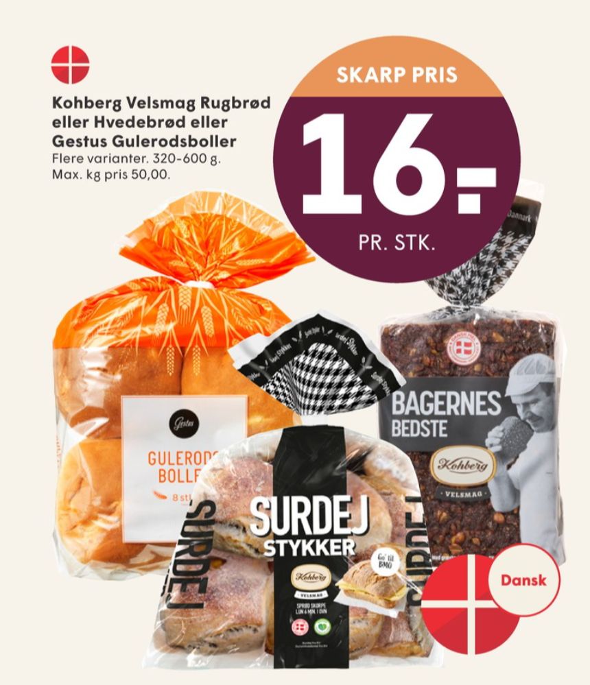 Kohberg Bagernes Bedste, Rugbrødsskiver