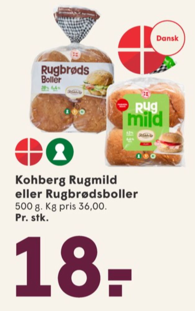 Kohberg, Rugbrødsboller