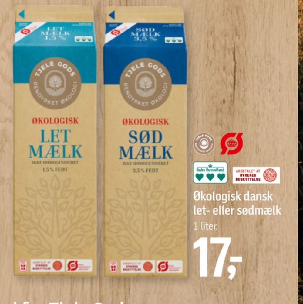 Tjele Gods, Sødmælk