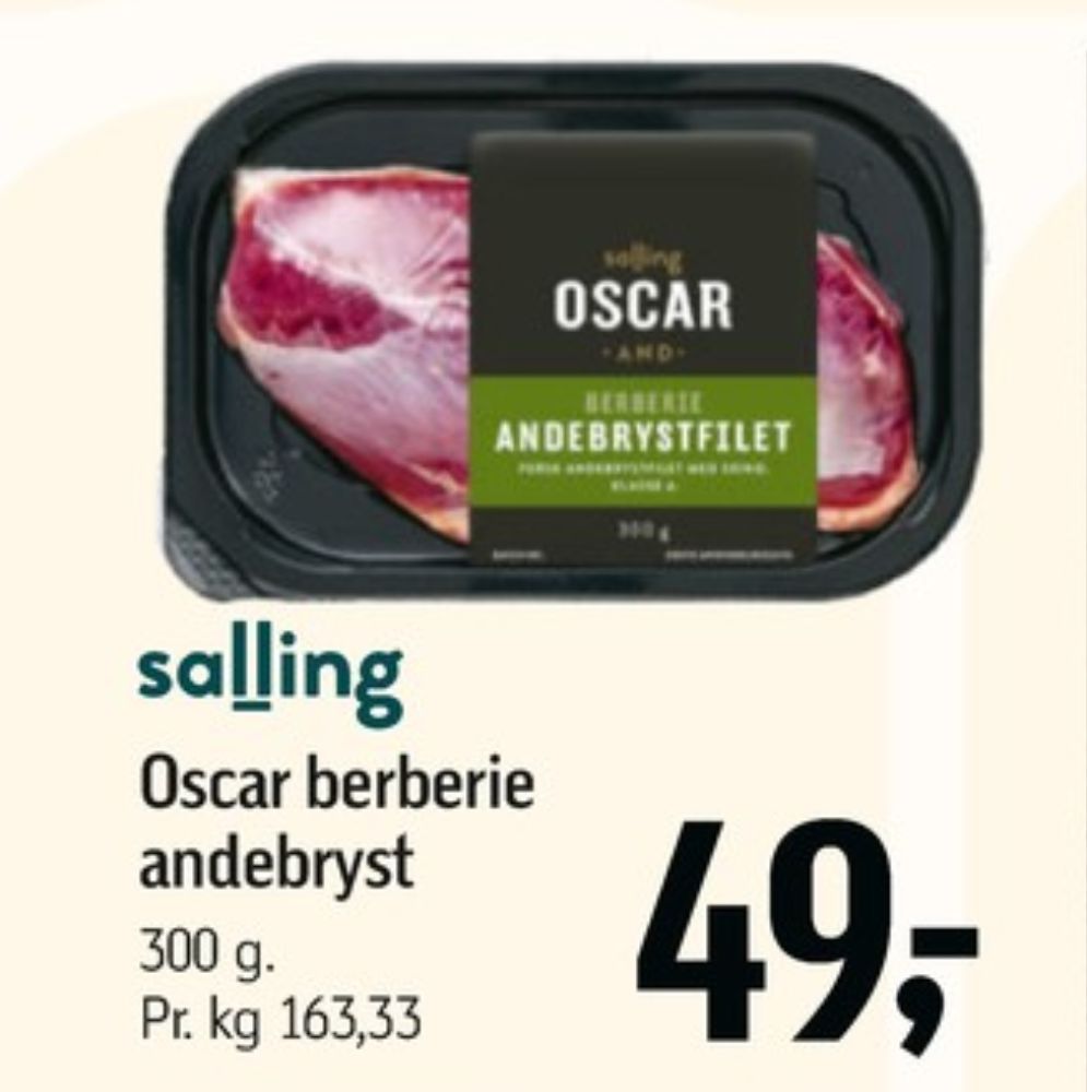 Oscar, Andebrystfilet