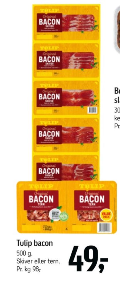 Tulip, Baconskiver