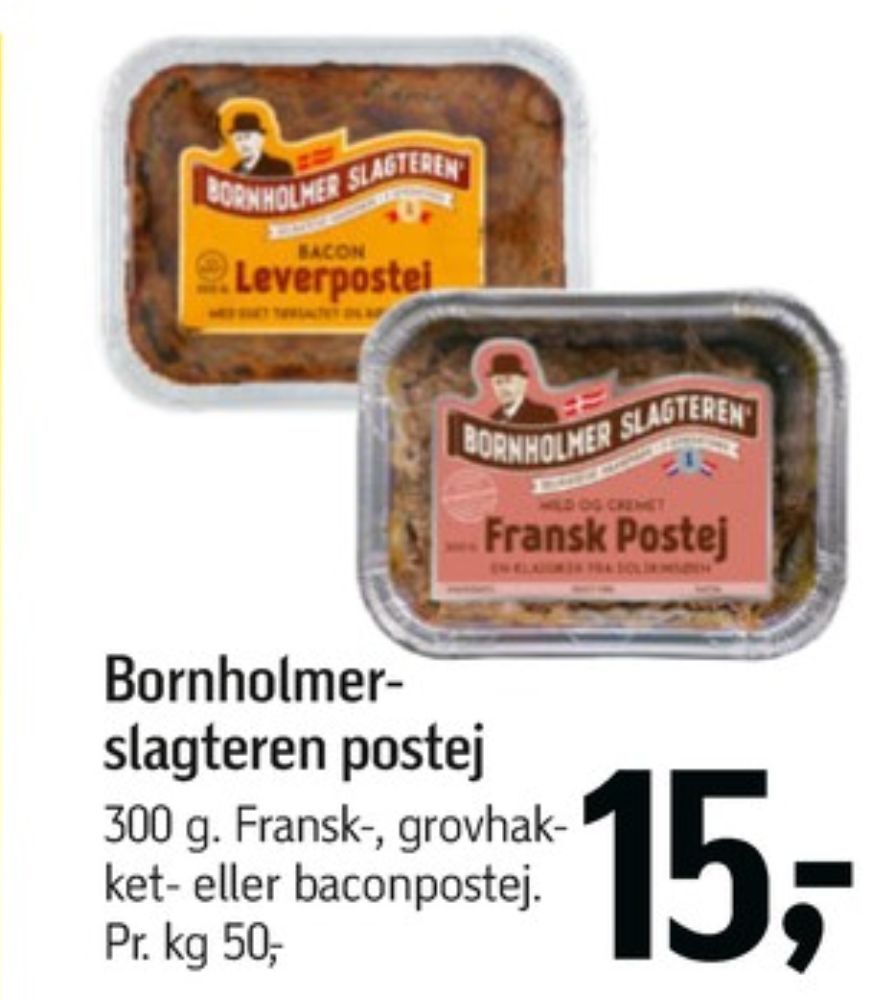 Bornholmer Slagteren Fransk, Leverpostej