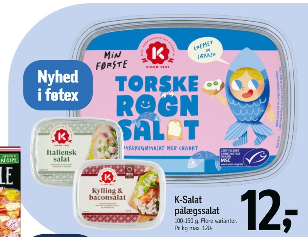 K-salat, Kylling & Baconsalat