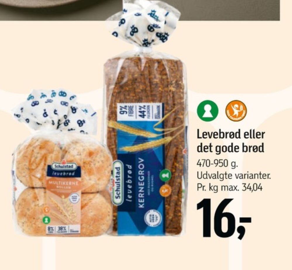 Schulstad Levebrød, Kernegrov Rugbrød