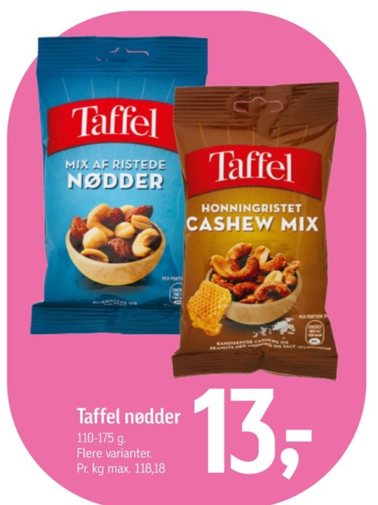 Taffel, Honningristet Cashew mix