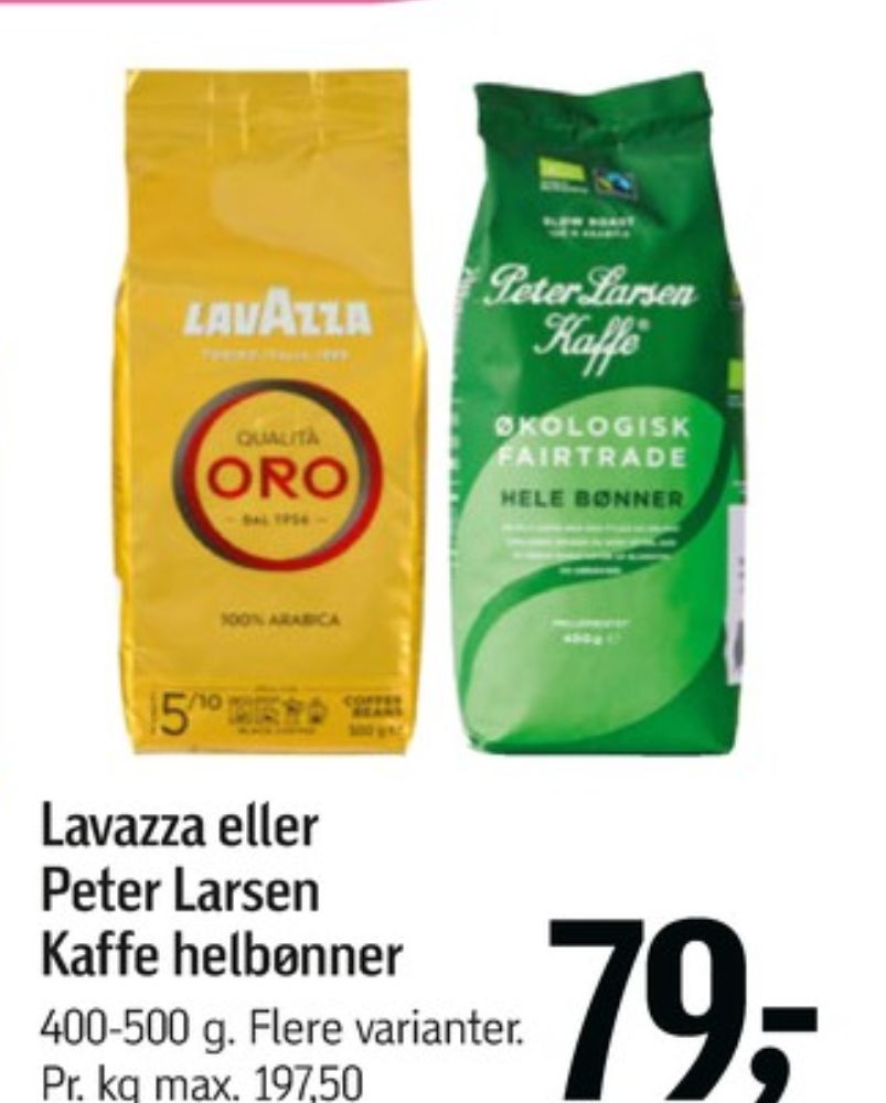 LavAzza Qualita Oro, Kaffebønner