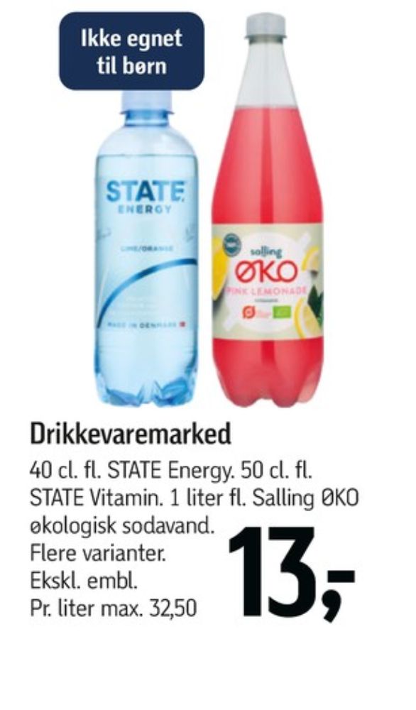 Salling ØKO Pink Lemonade, Sodavand