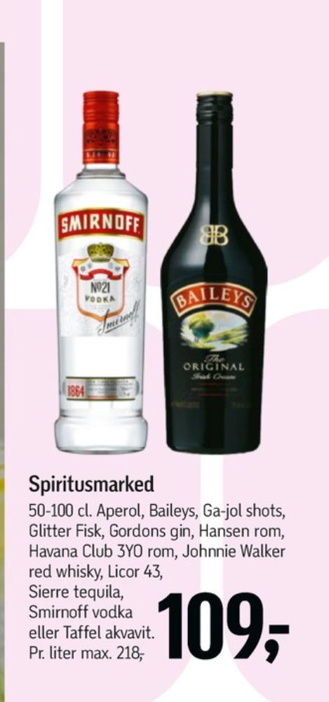 Smirnoff, Vodka