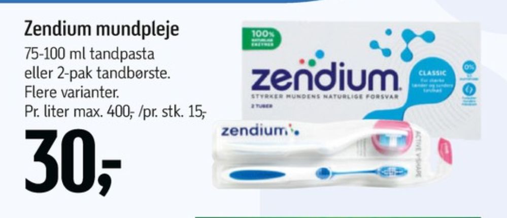 Zendium, Tandpasta