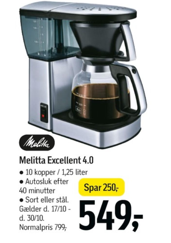 Melitta, Kaffemaskine