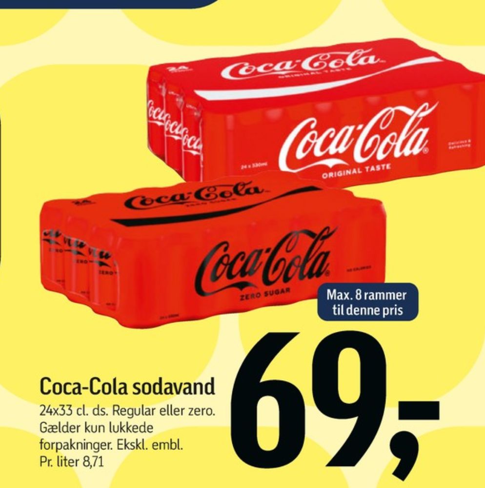 Coca Cola Zero, Cola 24 pk.
