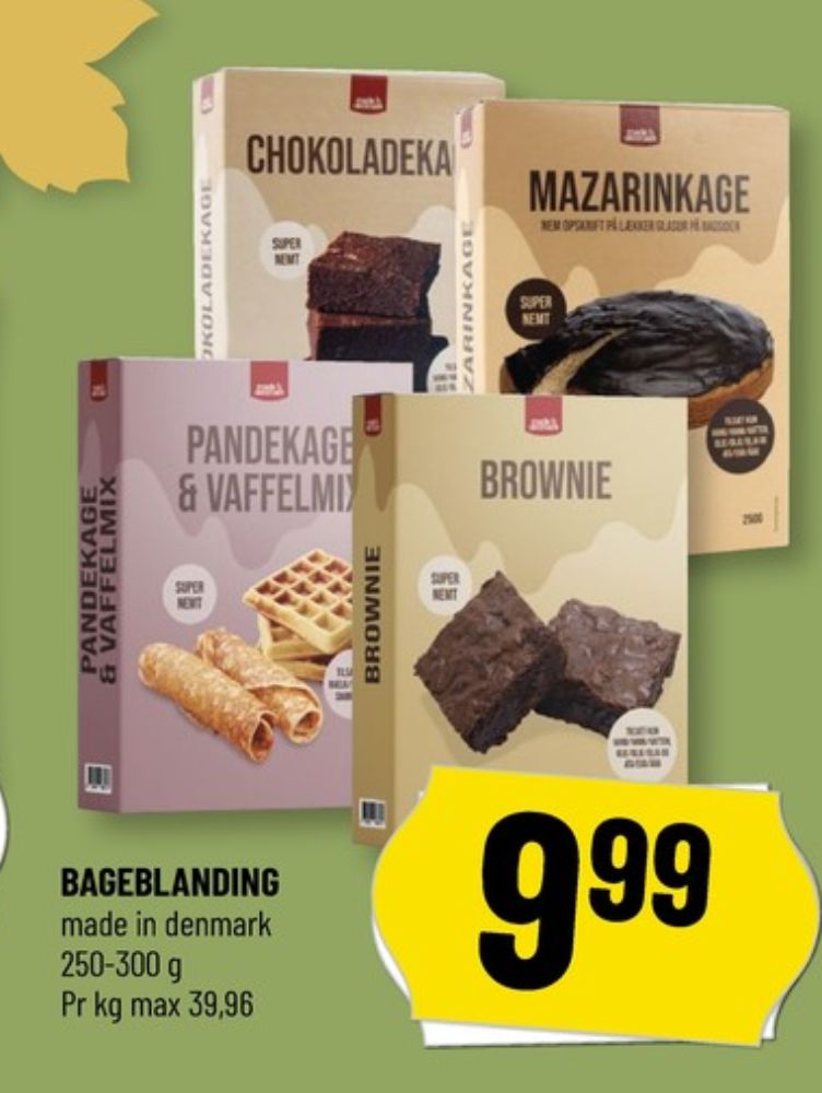 Made in Denmark, Pandekage & Vaffelmix
