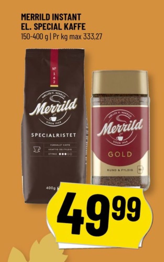 Merrild Specialristet, Kaffe Formalet