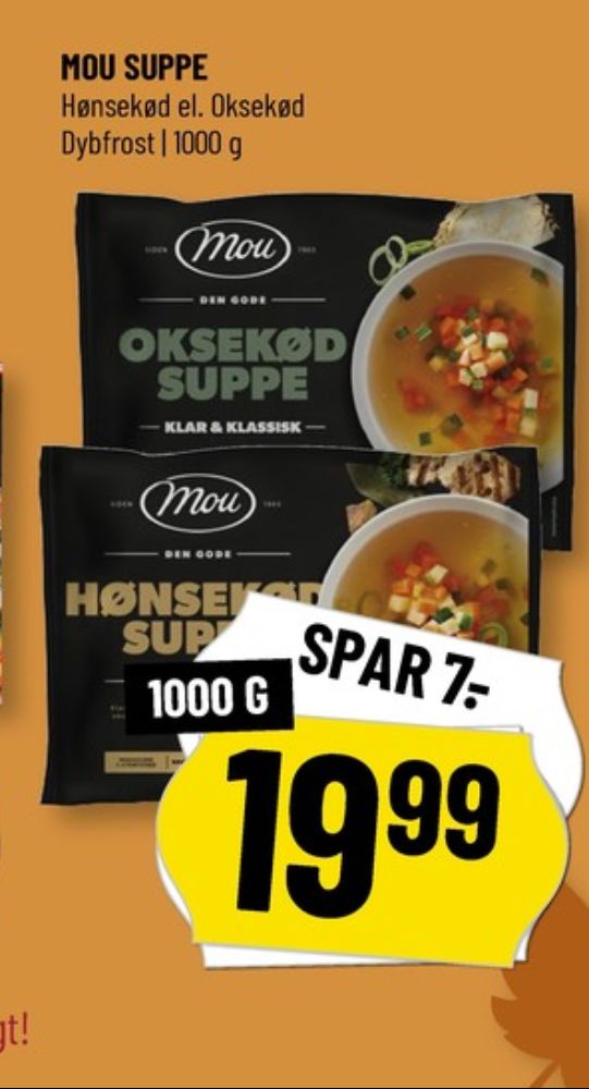 Mou Klar & Klassisk, Oksekødssuppe
