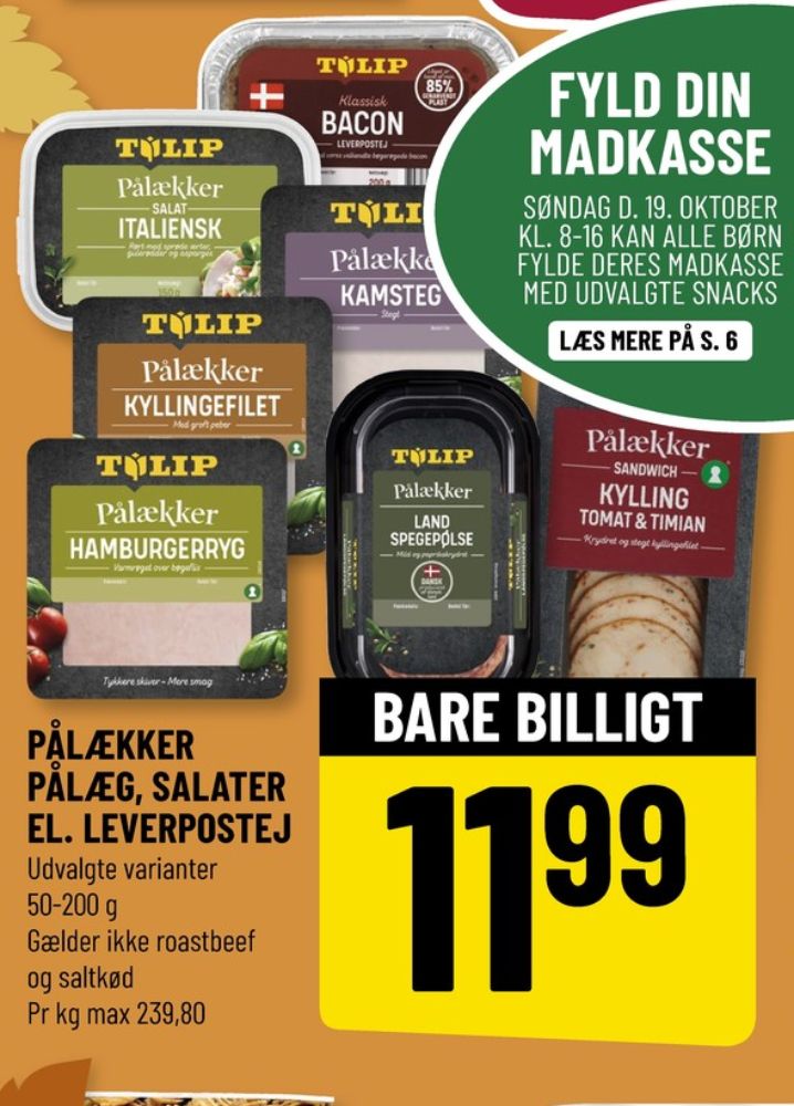 Tulip Klassisk Bacon, Leverpostej