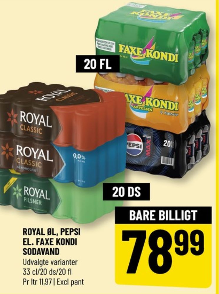 Royal Classic, Øl 20 pk.