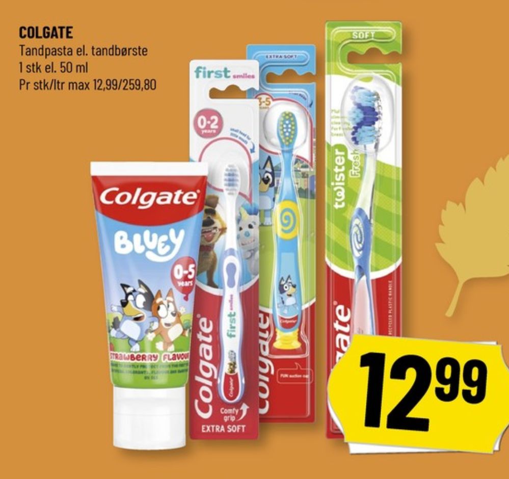 Colgate, Tandpasta