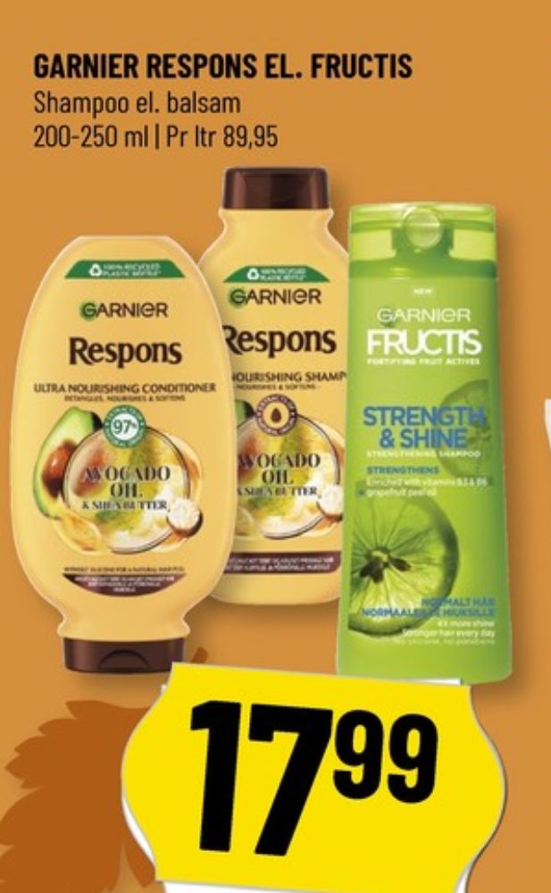 Garnier Fructis, Shampoo