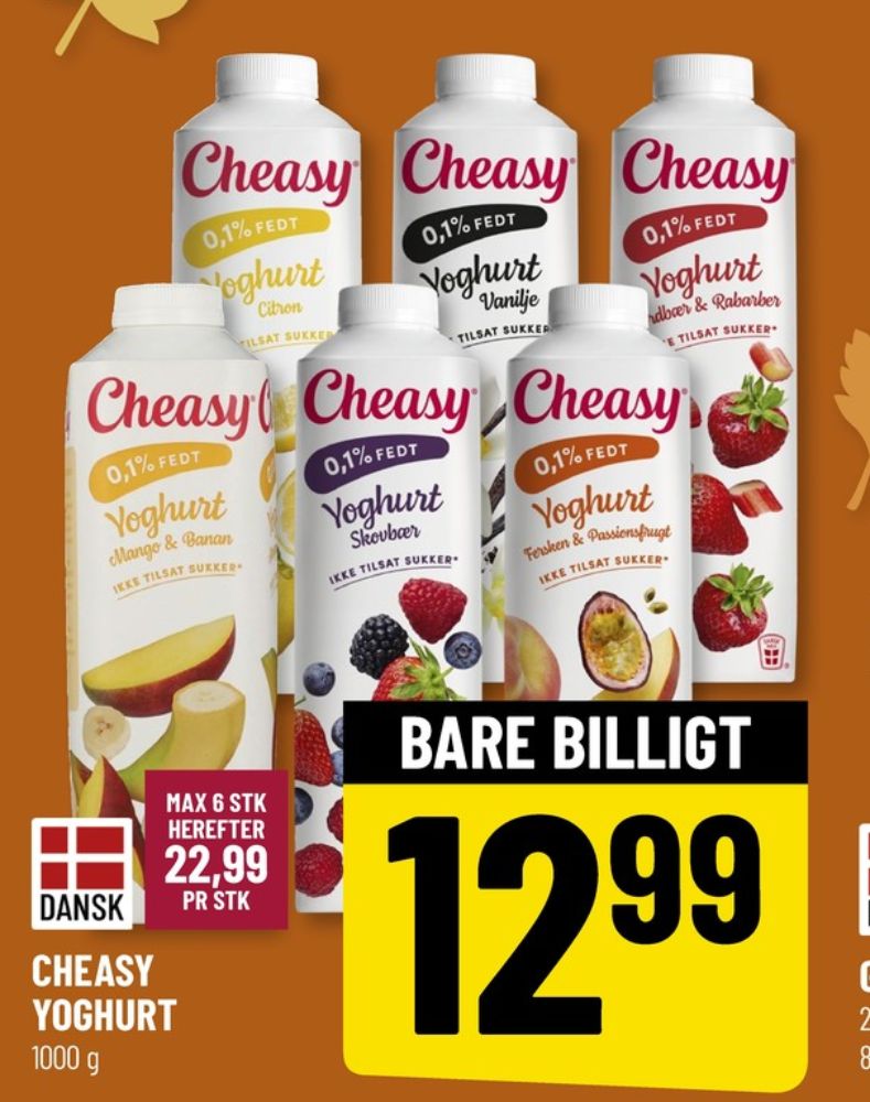Cheasy, Skyr yoghurt Blåbær/Vanilje