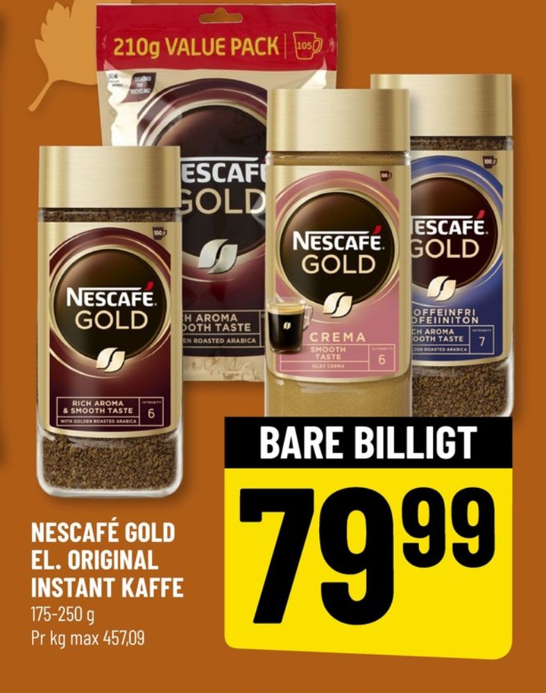 Nescafe Original, Instant Kaffe