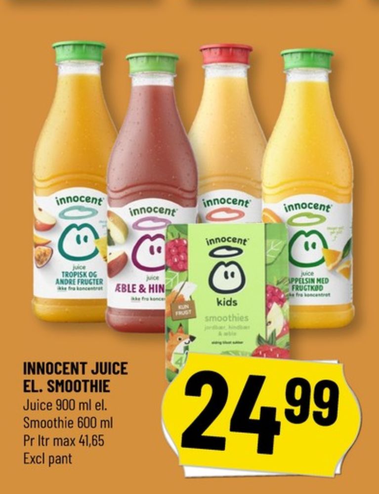 innocent, Appelsinjuice med frugtkød