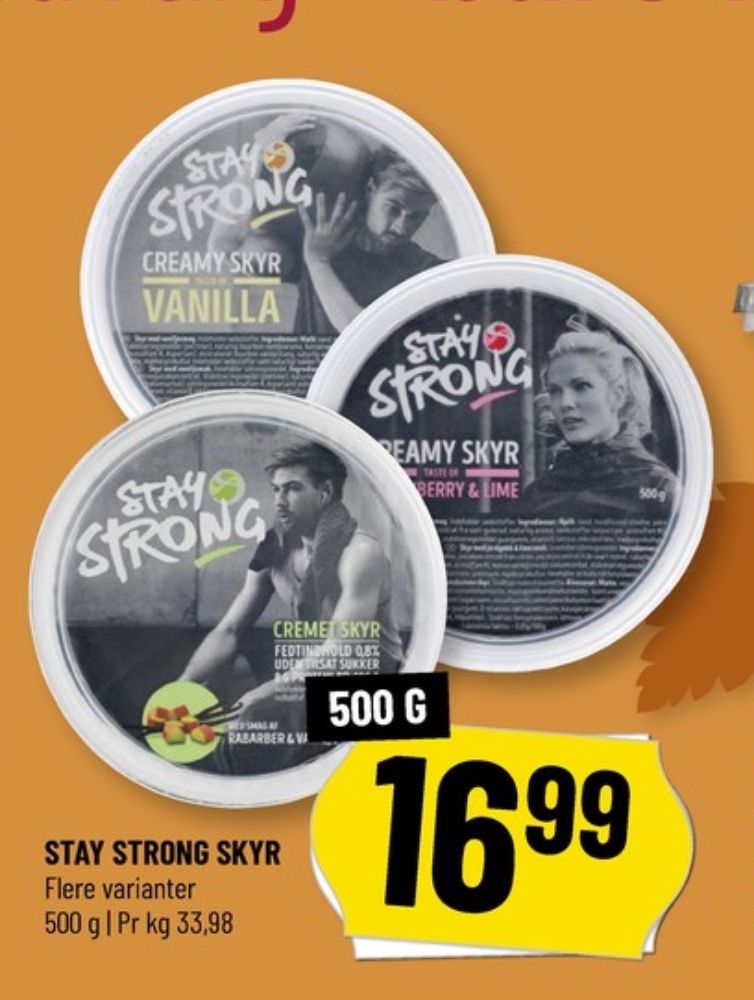 Stay Strong, Strawberry & Lime Skyr 