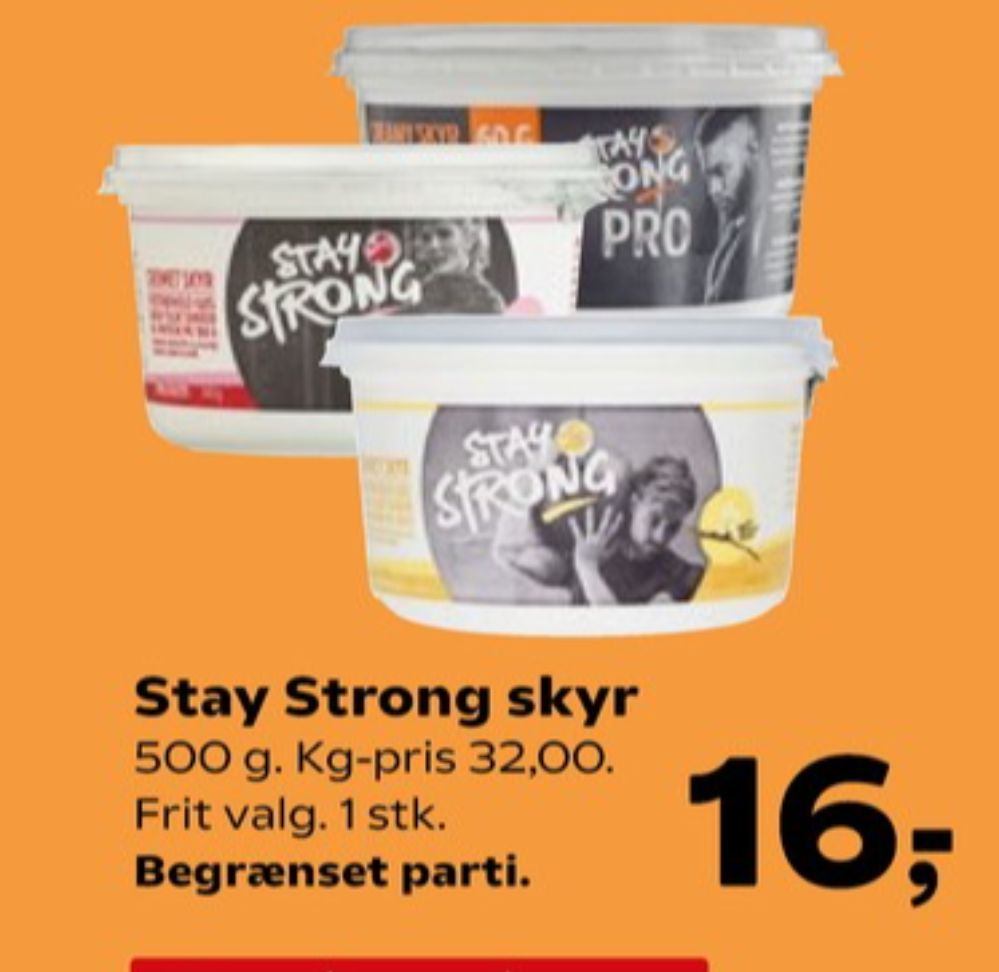 Stay Strong, Vanilje Skyr 