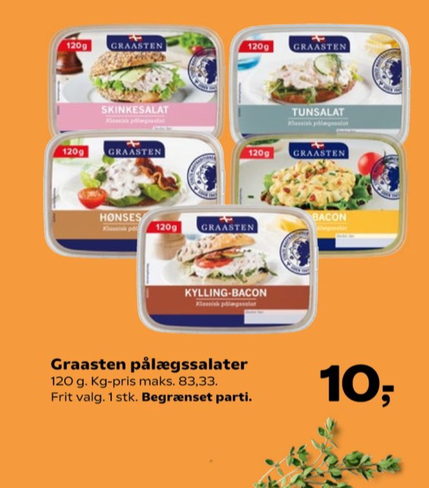 Graasten, Kylling & Baconsalat
