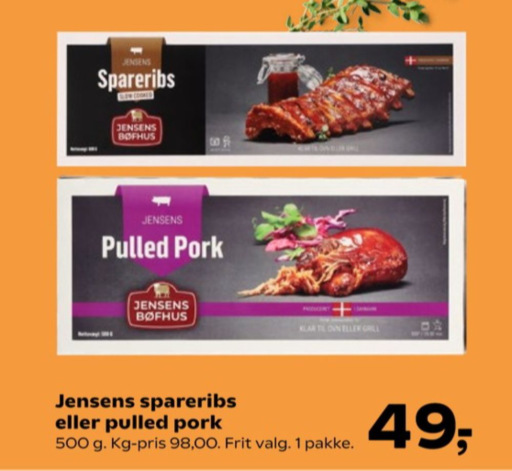 Jensens, Spareribs