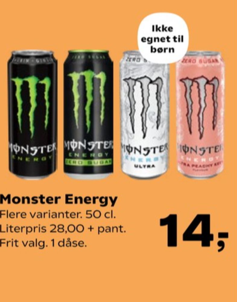 Monster Zero Sugar, Energidrik