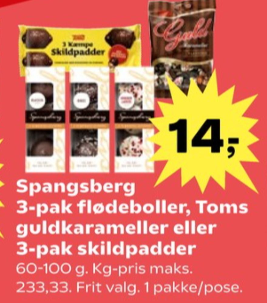 Spangsberg, Flødeboller Klassisk