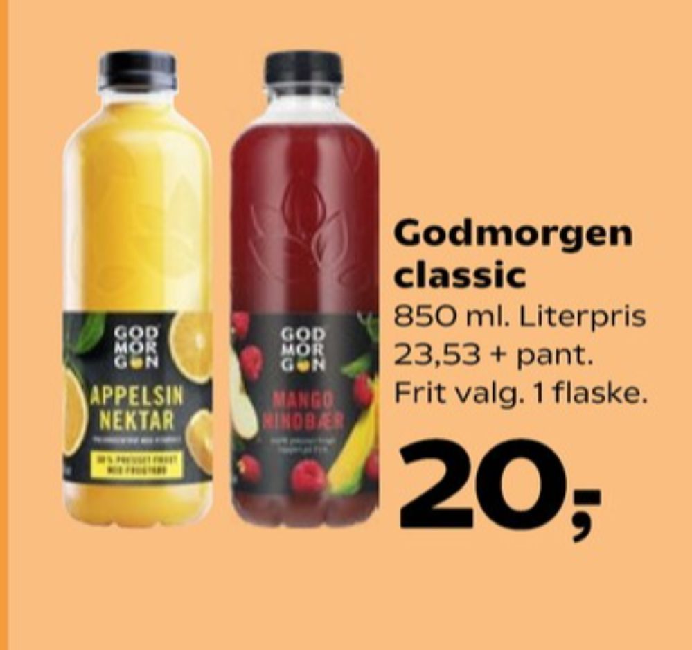 GodMorgen, Appelsin Nektar Juice