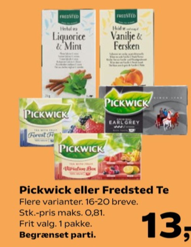 Pickwick, Tebreve
