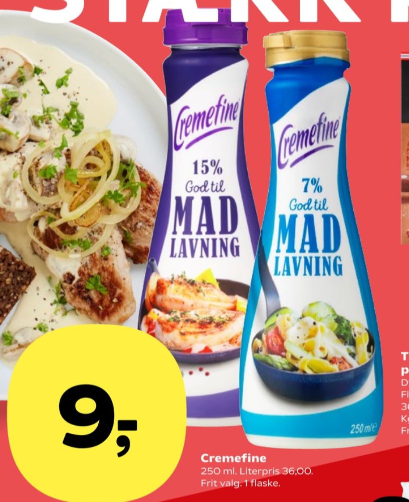 Cremefine, Madlavningsfløde 15 %
