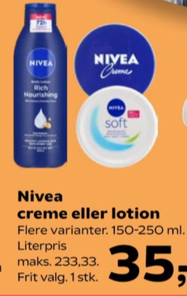 Nivea, Bodycreme