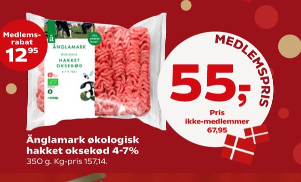 Änglamark, Hakket oksekød 8-12%