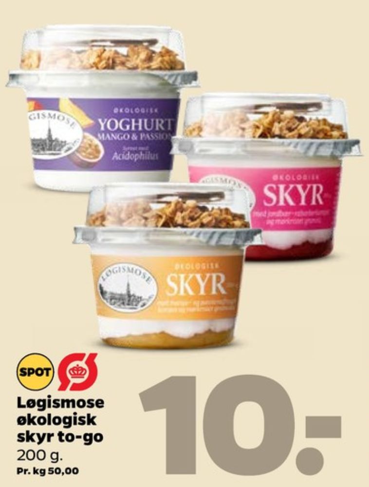 Løgismose, Mango & Passionsfrygt Acidophilus Skyr