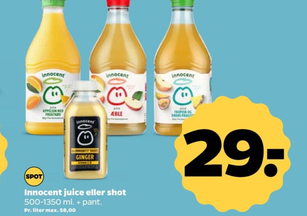 innocent, Appelsinjuice